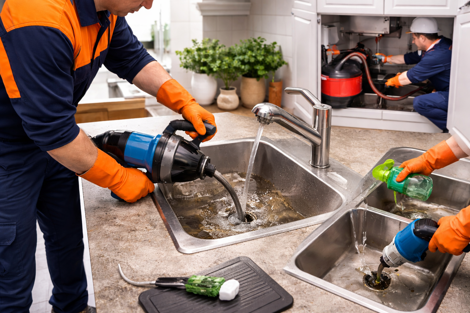 Dịch vụ thông tắc chậu rửa uy tín
