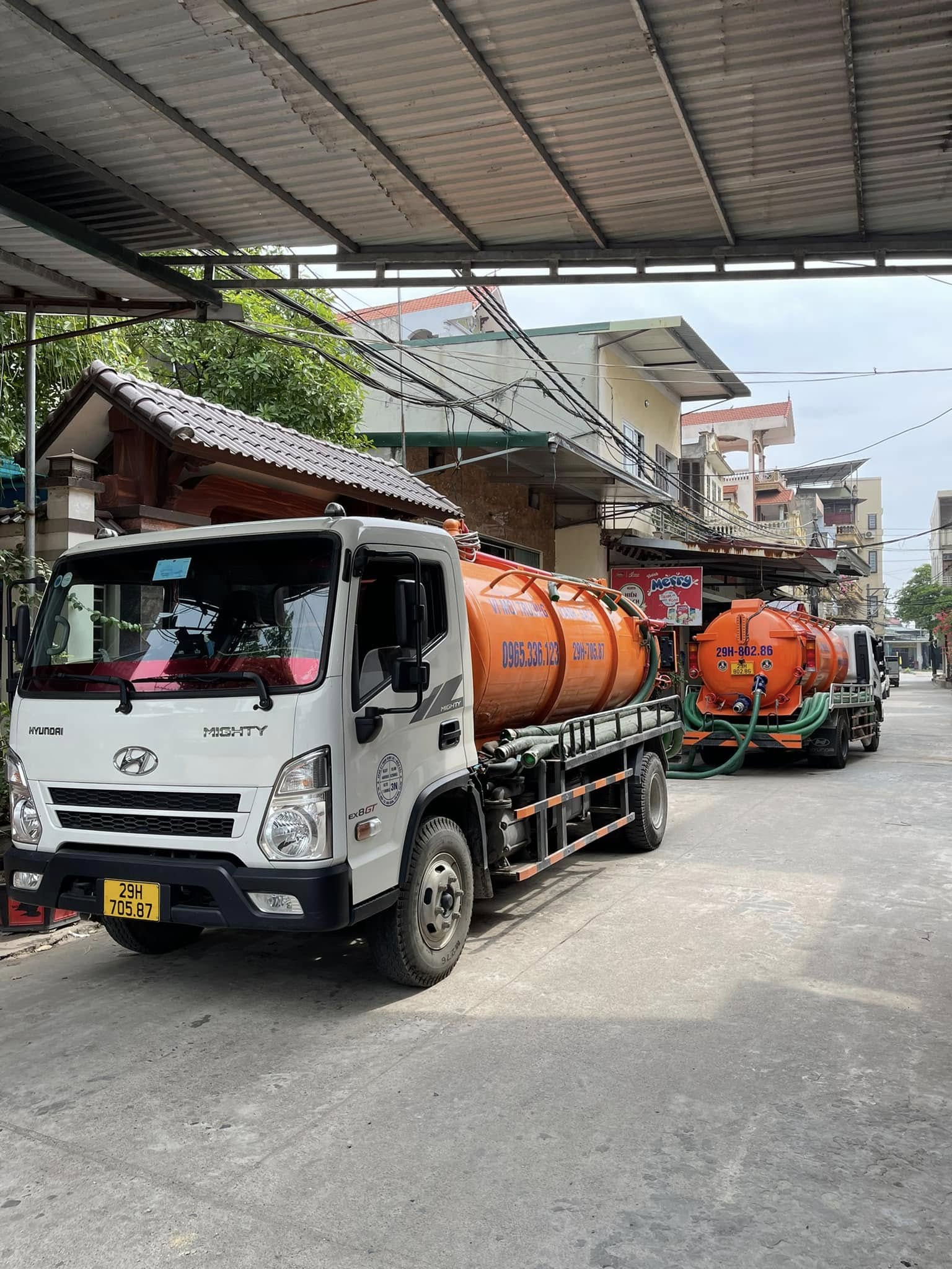 Xe bồn hút hầm cầu công nghệ chân không